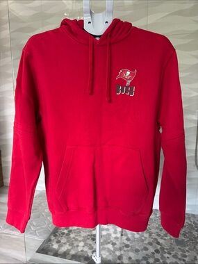Nike NFL Red Tampa Bay Buccaneers Pullover Hoodie - Unisex Small